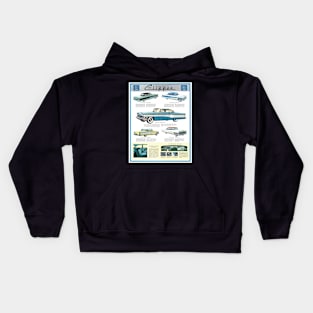 clipper vintage car advert Kids Hoodie